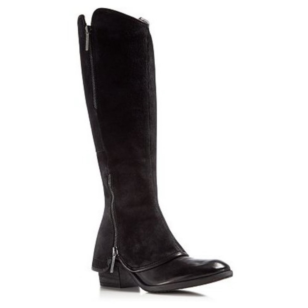 Donald Pliner Western Couture Devi Boots
Collection Sz. 9 Black Leather & Suede